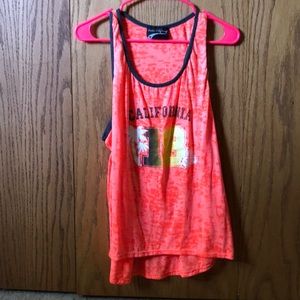 Orange tank top